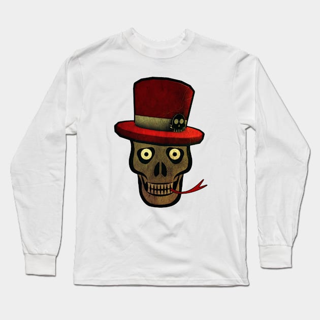 Southern Skull Long Sleeve T-Shirt by INLE Designs